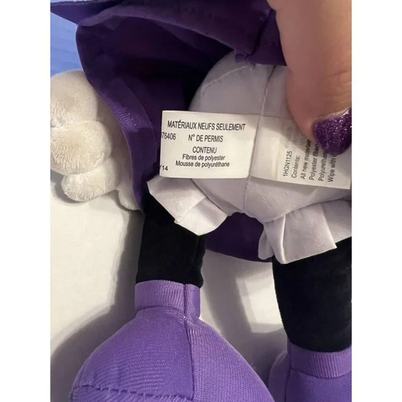 Hallmark Disney Mini‎ Mouse Halloween Witch Plush 15in Orange Purple Hocus Pocus - Picture 7 of 7